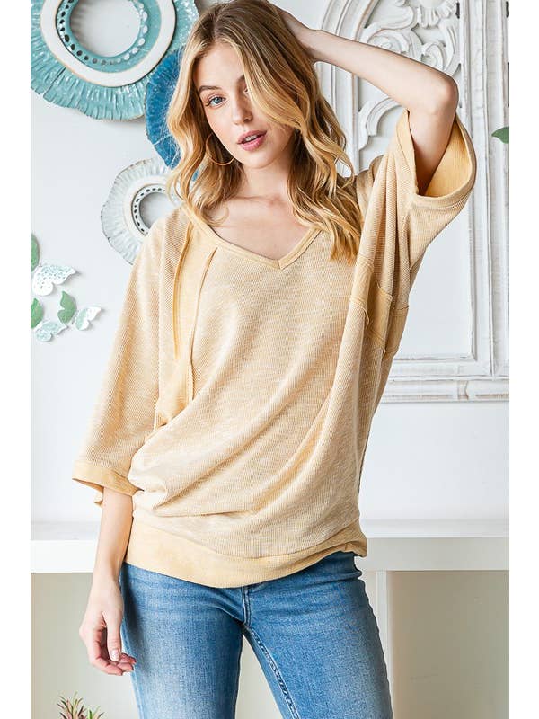 HEIMISH - Wholesale Tunic - Women's - ET7505-10 DOLMAN SLEEVE SOLID TOP
