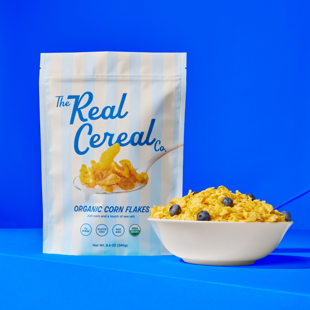 The Real Cereal Company - Wholesale Breakfast Cereal - Organic Corn Flakes1