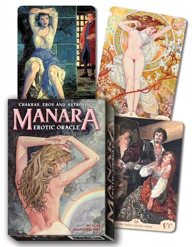 Microcosm Publishing & Distribution - Wholesale Tarot Cards - Manara Erotic Oracle: Chakras, Eros, and Astrology0