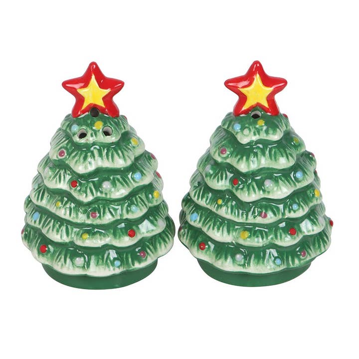 WONDER IMPORTS AUSTRALIA - Wholesale Salt & pepper shaker set - Nostalgic Christmas Trees Salt & Pepper Shakers1