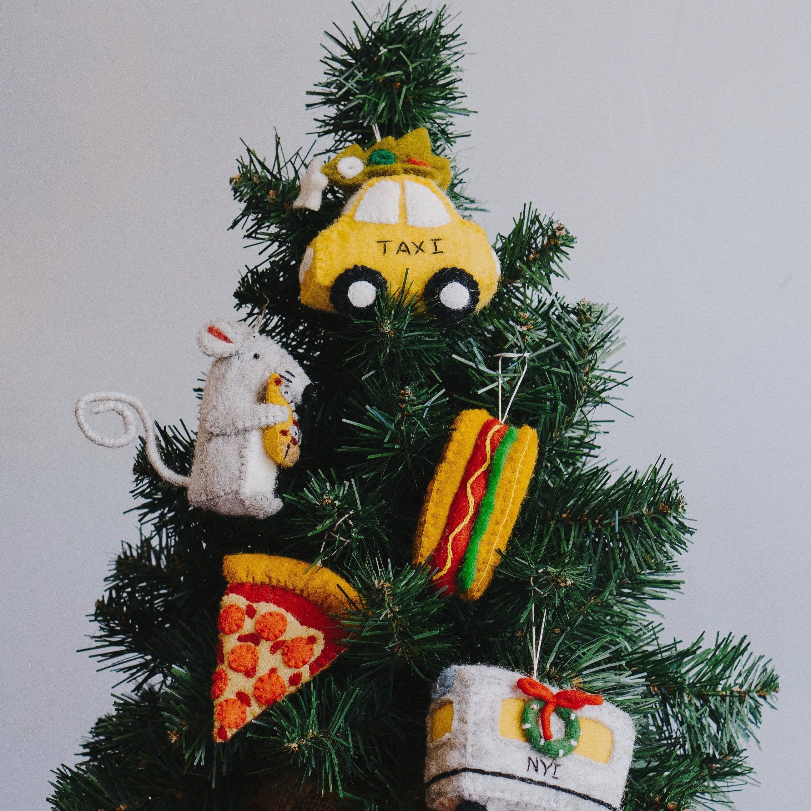 Global Goods Partners - Wholesale Ornament - Felt Hot Dog Ornament2
