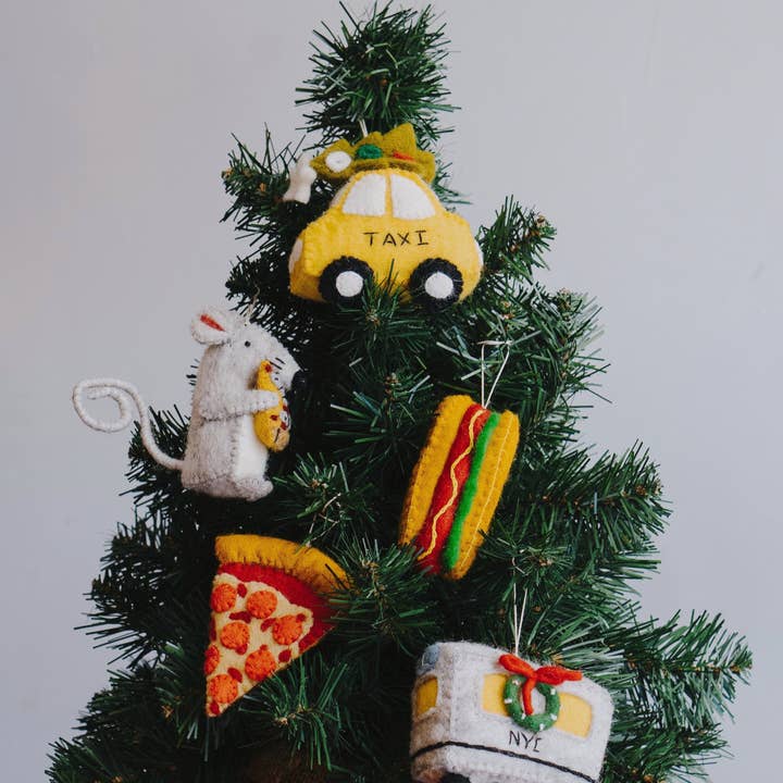 Global Goods Partners - Wholesale Ornament - Felt Hot Dog Ornament2