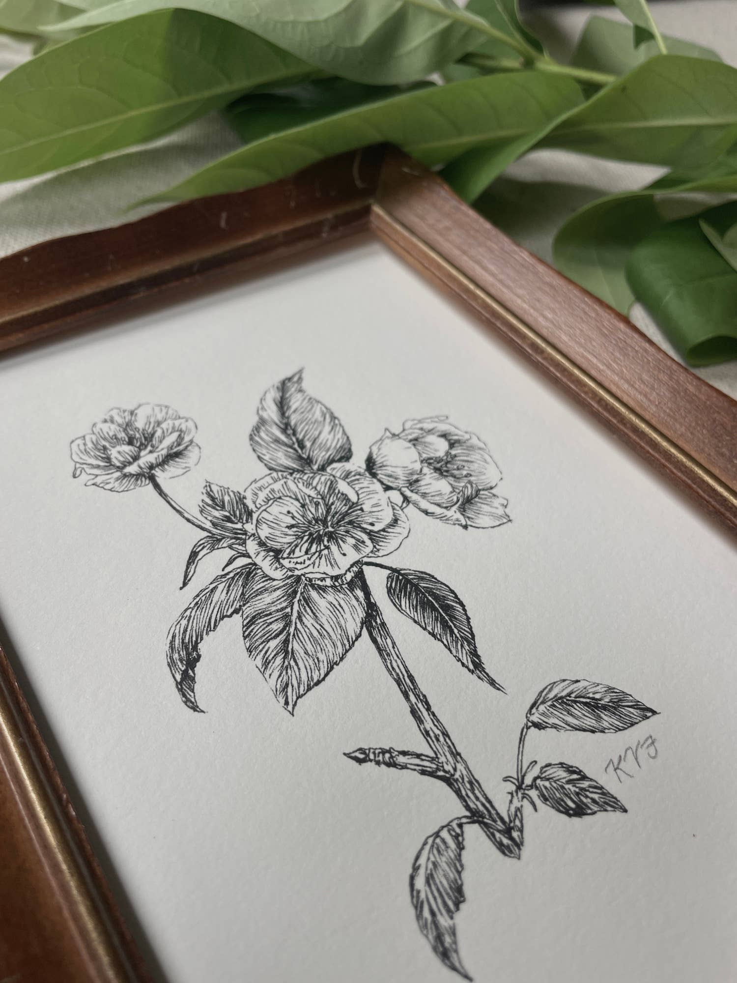 Kara Valentino Ffield Art - Wholesale Art Print - Pear Blossoms |  Art Print 1