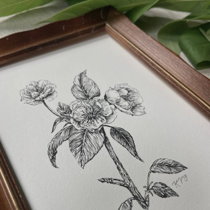 Kara Valentino Ffield Art - Wholesale Art Print - Pear Blossoms | Art Print 1