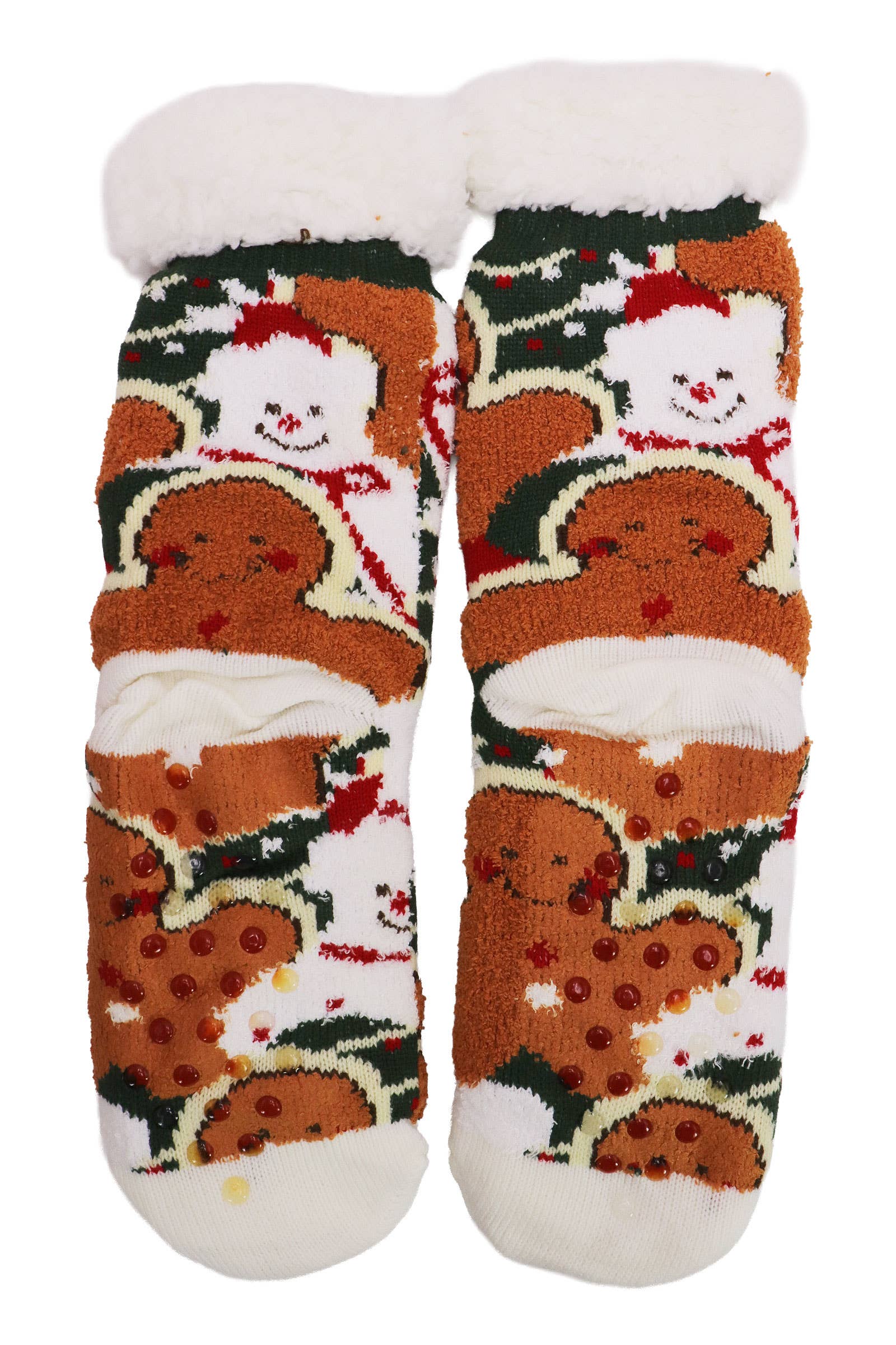 ASSORTEREDE Juletykke fleece skridsikre loungesokker for engroshandel på Faire3
