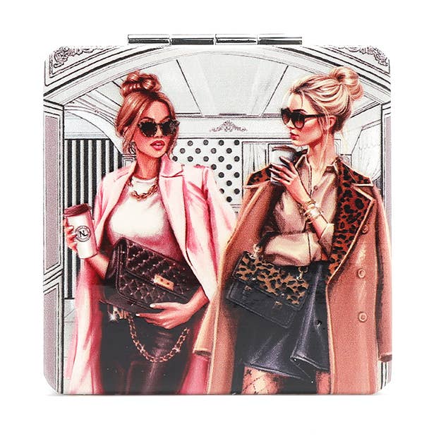 SQUARE COMPACT MIRROR for wholesale by Nicole Lee USA