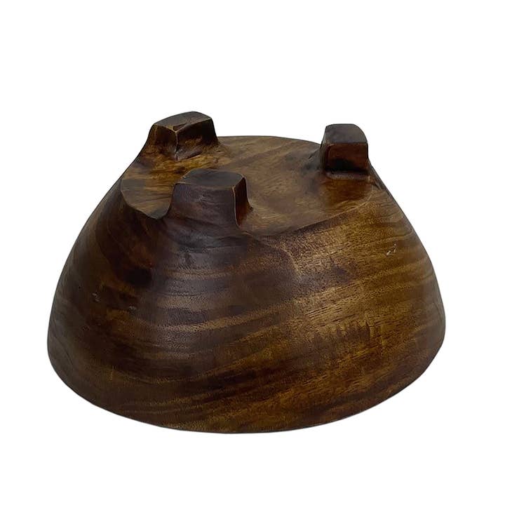 Andaluca - Wholesale Decorative Plate/Dish/Bowl - Mango Wood Footed Bowl3
