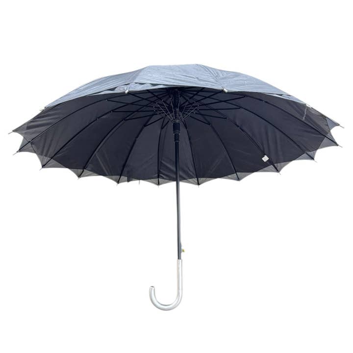 Black Double Layer Golf Umbrella UM6013. (12PC) for wholesale on Faire1