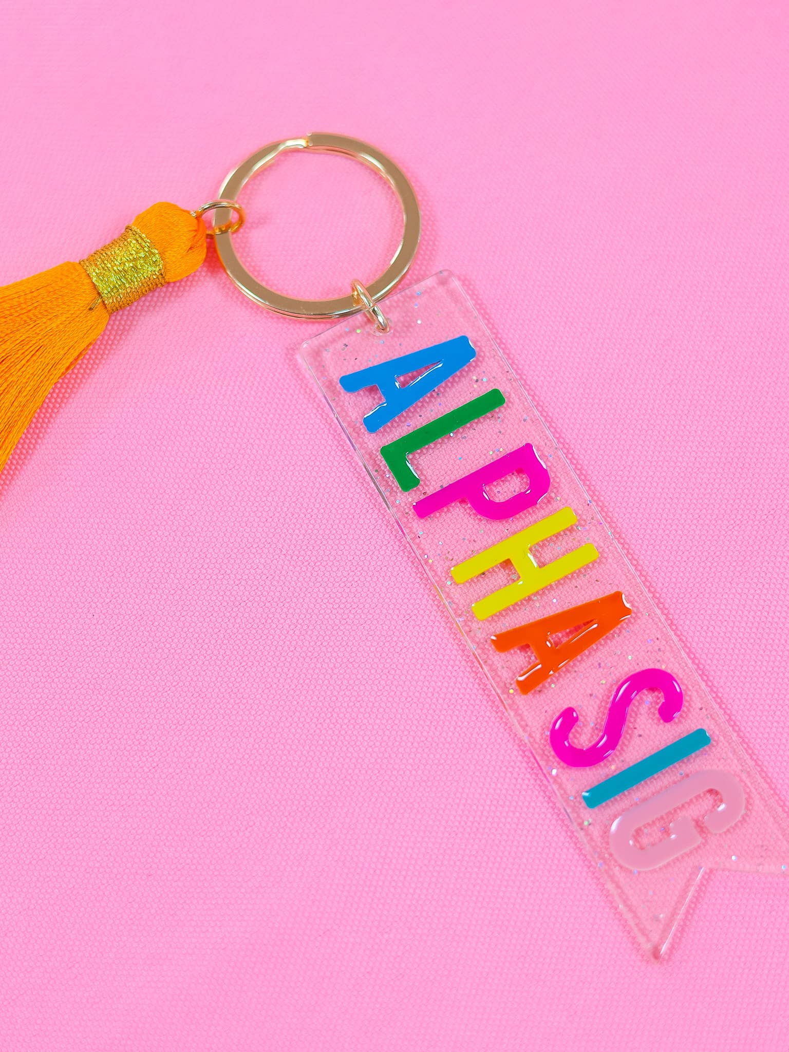 Duo Threads - Wholesale Keychain - Women's - Tassel Sorority Key Fob29