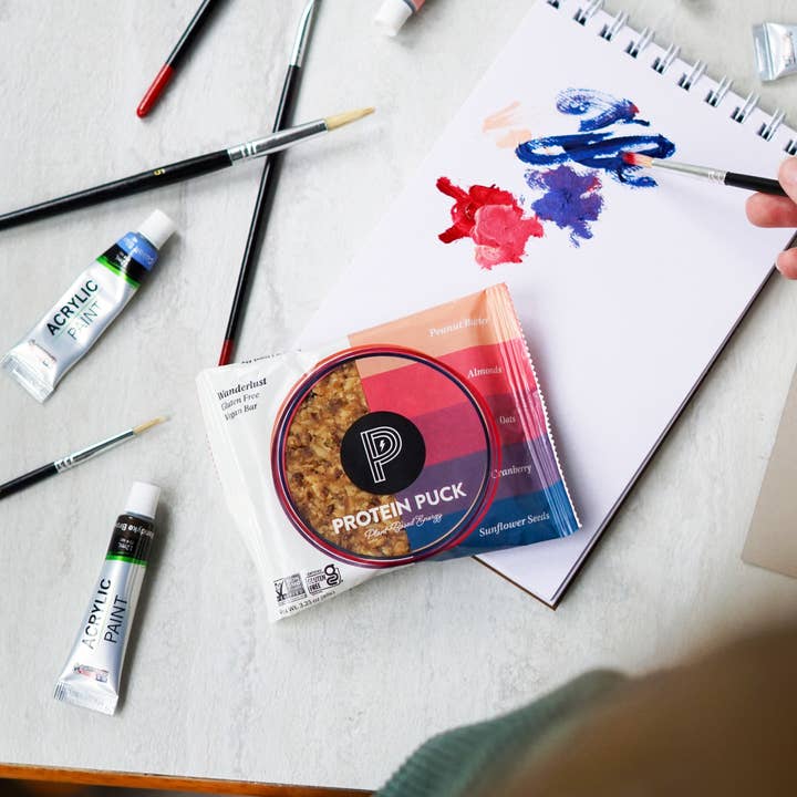 Protein Puck - Wholesale Snack Bar - Wanderlust (Peanut Butter, Cranberry) (16 - 3.25oz Bars)12