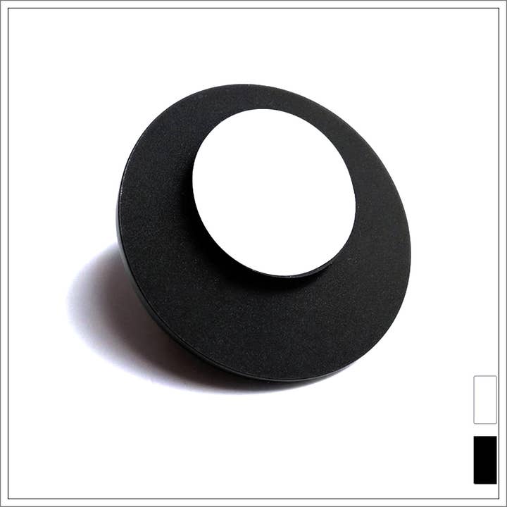 MOON BW statement acrylic ring BLACK&WHITE for wholesale by ALEX+SVET