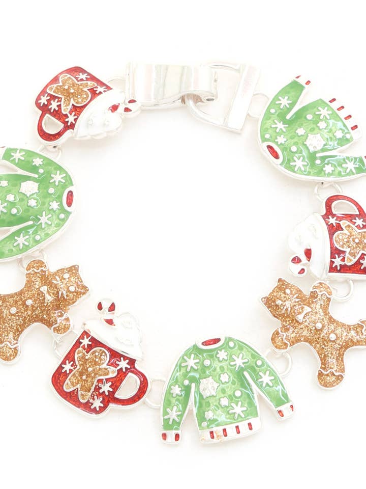 CHRISTMAS CHARM BRACELET BB-02045 for wholesale by anbfashion