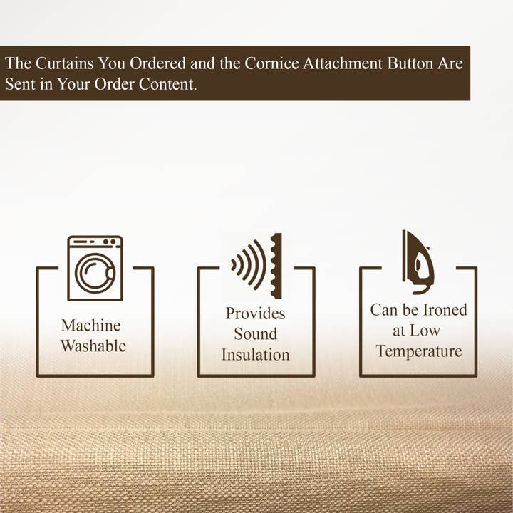 FLASHRUG LLC - Wholesale Curtain - Linen Brown Curtain2