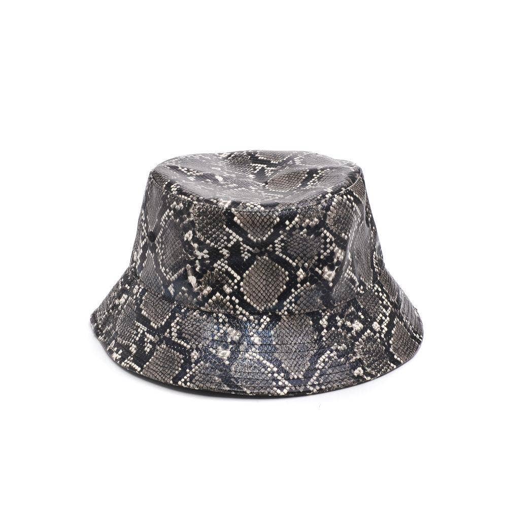 Urban Expressions – Engroshandel Bucket hat - Dame – Vegansk Læder Bucket Hat - Dyreprint7