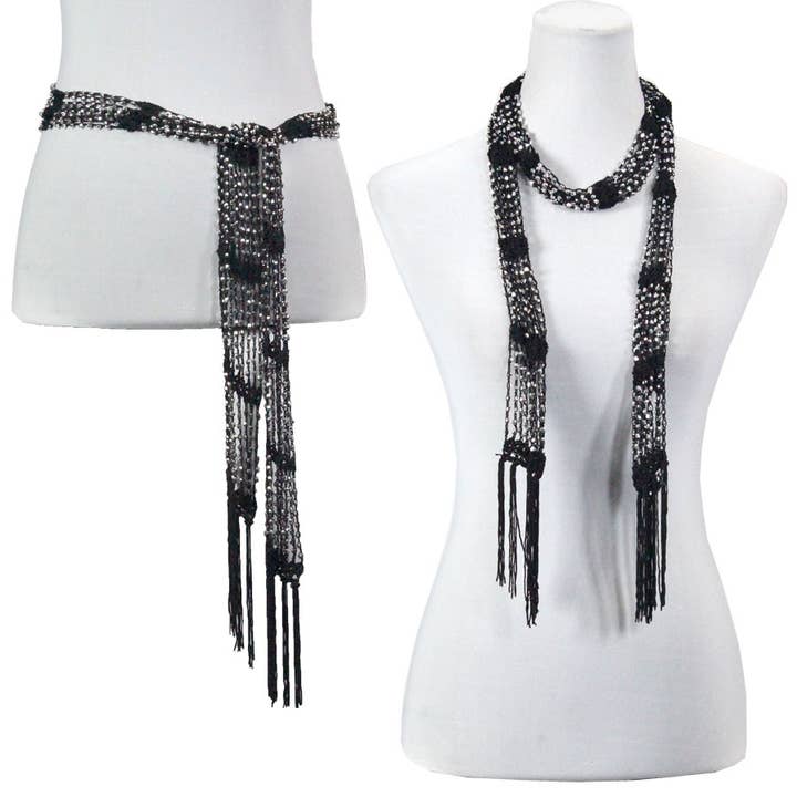 The Magic Scarf Company - Wholesale Scarf - Women's - 1755 - Shanghai Beaded Scarves/Sash91