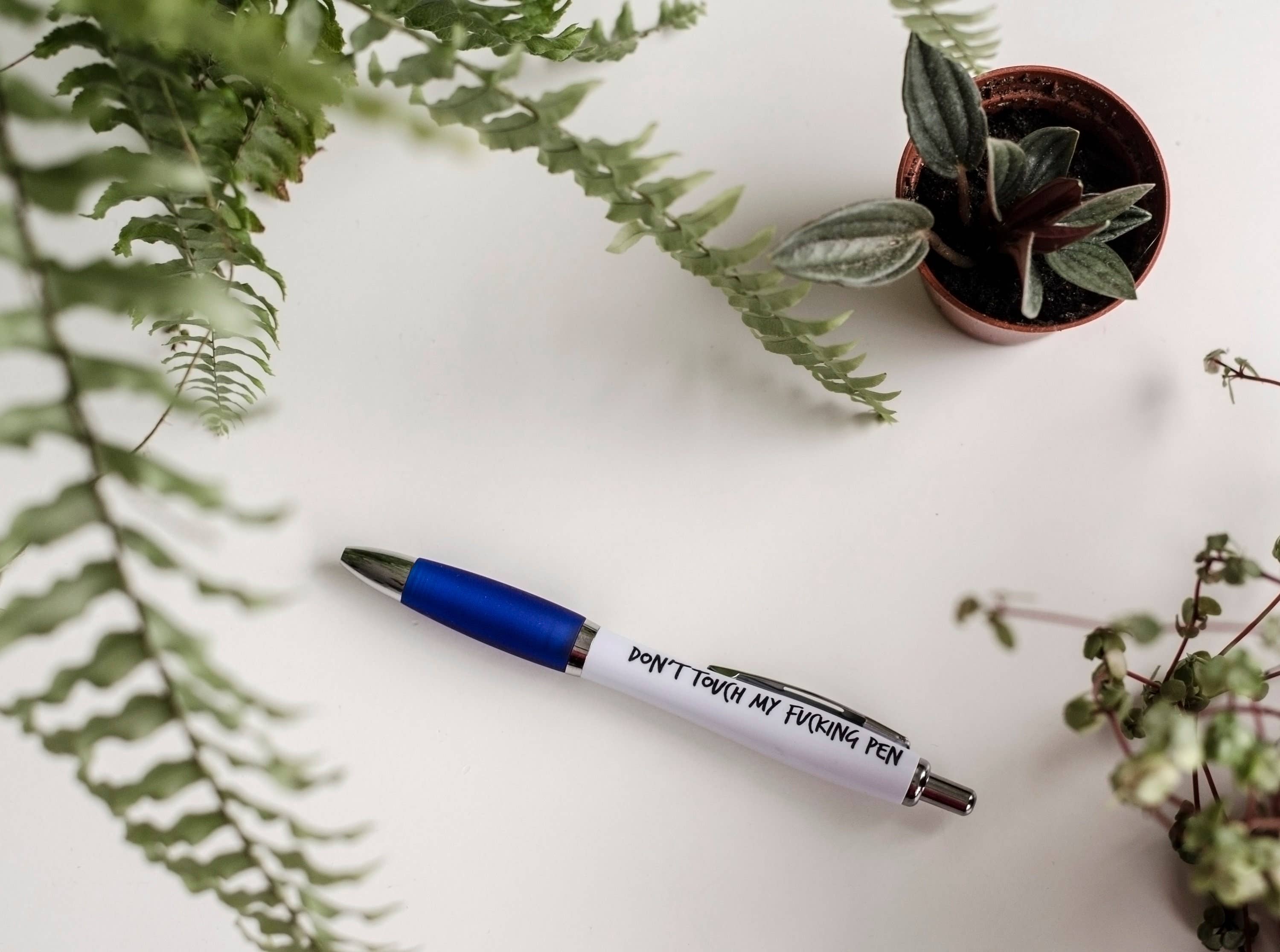 F Bomb Designs - Vente Stylos - Stylos Grossiers « Don't Touch My Fucking Pen » / Drôles / Pour adultes - F Bomb Designs1