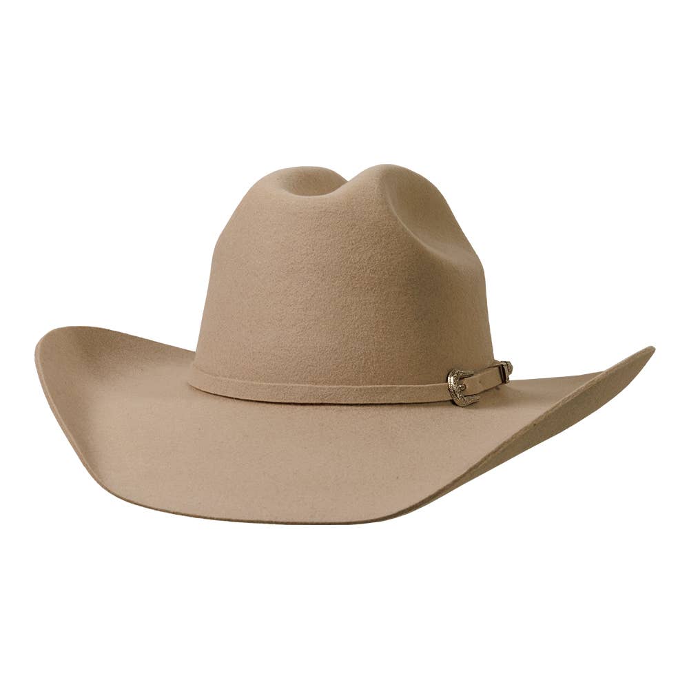 American Hat Makers - Wholesale Cowboyhoed - Uniseks - 100% wollen vilten western cowboyhoed - Style Cattleman45
