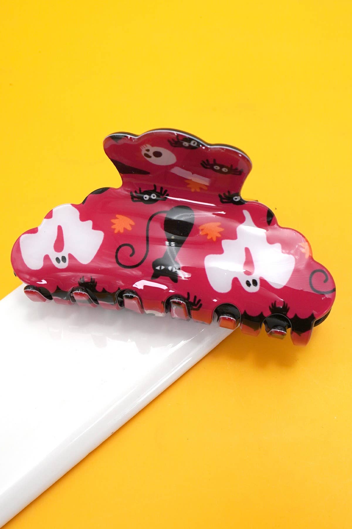 JOSSLYN by wall to wall - Vendita all'ingrosso Fermaglio per capelli - Donna - CLIP ARTIGLIO PER CAPELLI ZUCCA FANTASMA DI HALLOWEEN | 40H9621