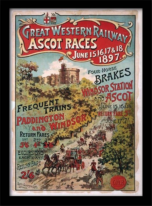 The Art Group – wholesale Art print – London Ascot Art Print0