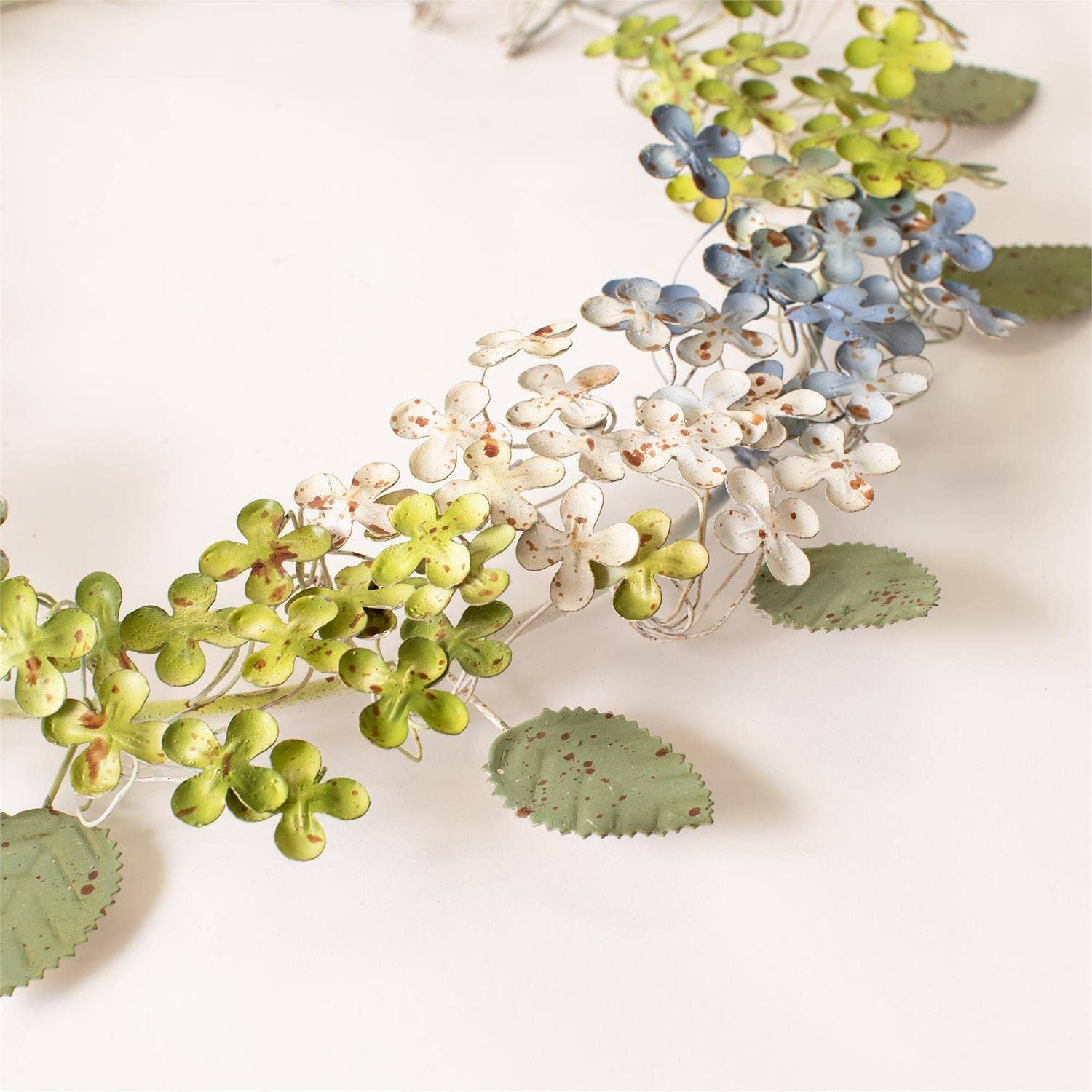 Audrey's Home & Gift – Engroshandel Krans – Krans - Delikate Metal Hortensiaer (PC)3