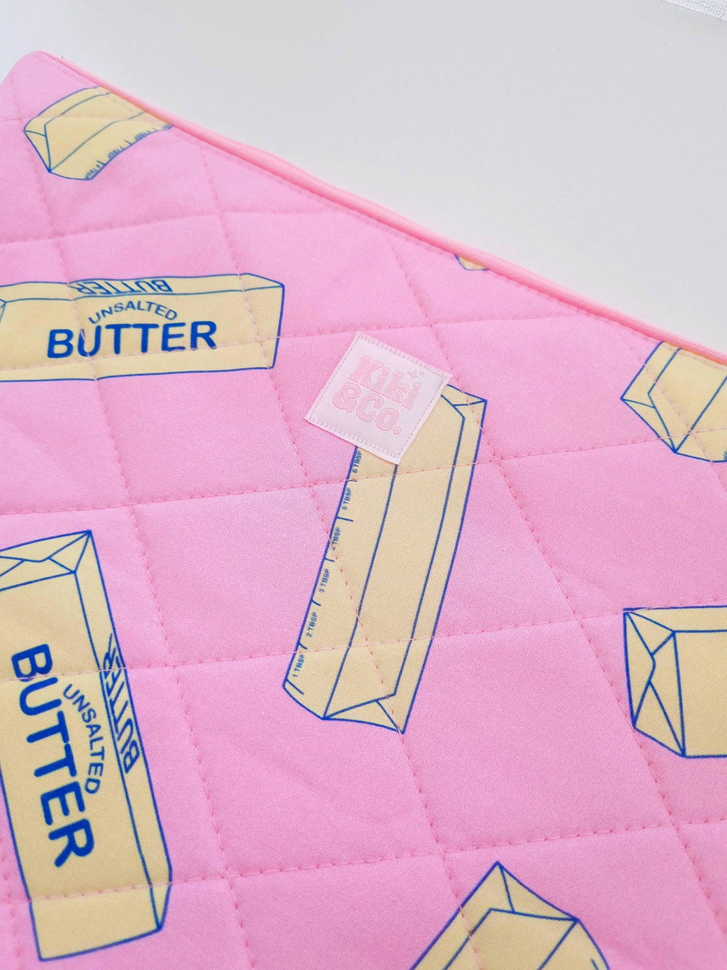 Kiki & Co. – wholesale Laptop/tablet case – Women's – Quilted Laptop Sleeve  - Better with Butter1