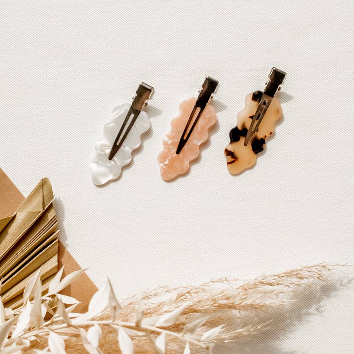 Wild Flower Honey - Vente Pince à cheveux – femme - Clips infroissables dans le cloud3