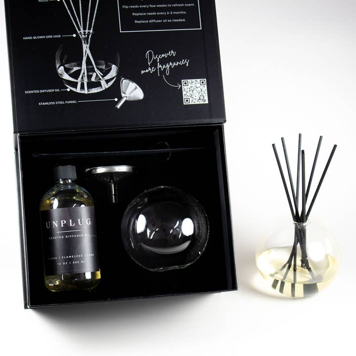 Unplug Soy Candles - Wholesale Reed Diffuser - Luxe Reed Diffuser I Oil Diffuser Set10