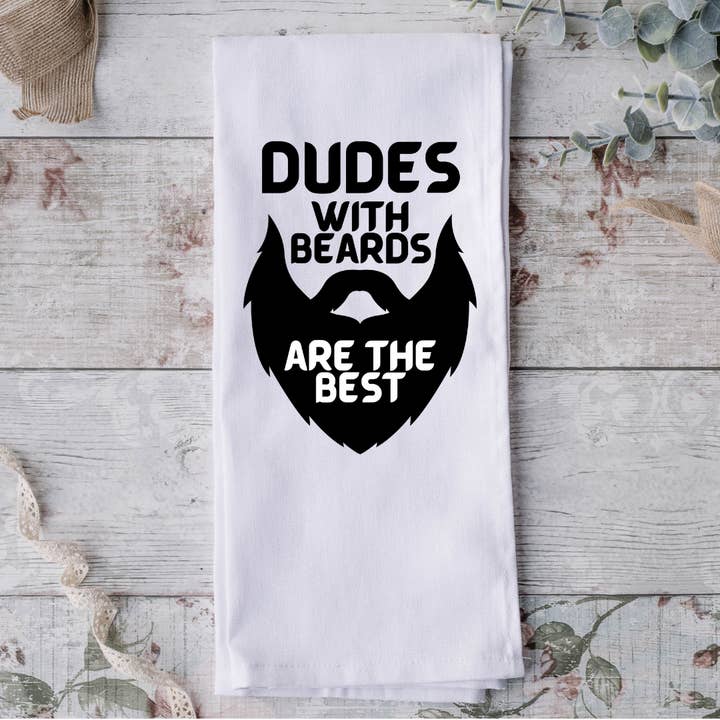 Dudes with Beards Geschirrtuch für den Großhandel von Possibilities