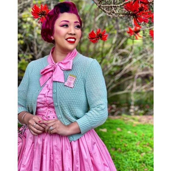 Mak – Engroshandel Cardigan - Dame – Mak 3/4-ærmet kort strikket cardigan med rund hals MK351477