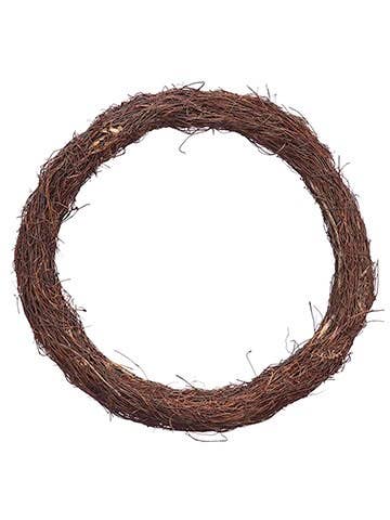 Silk Flower Depot - Wholesale Wreath - 2.25"H x 18.5"D Twig Wreath Brown0