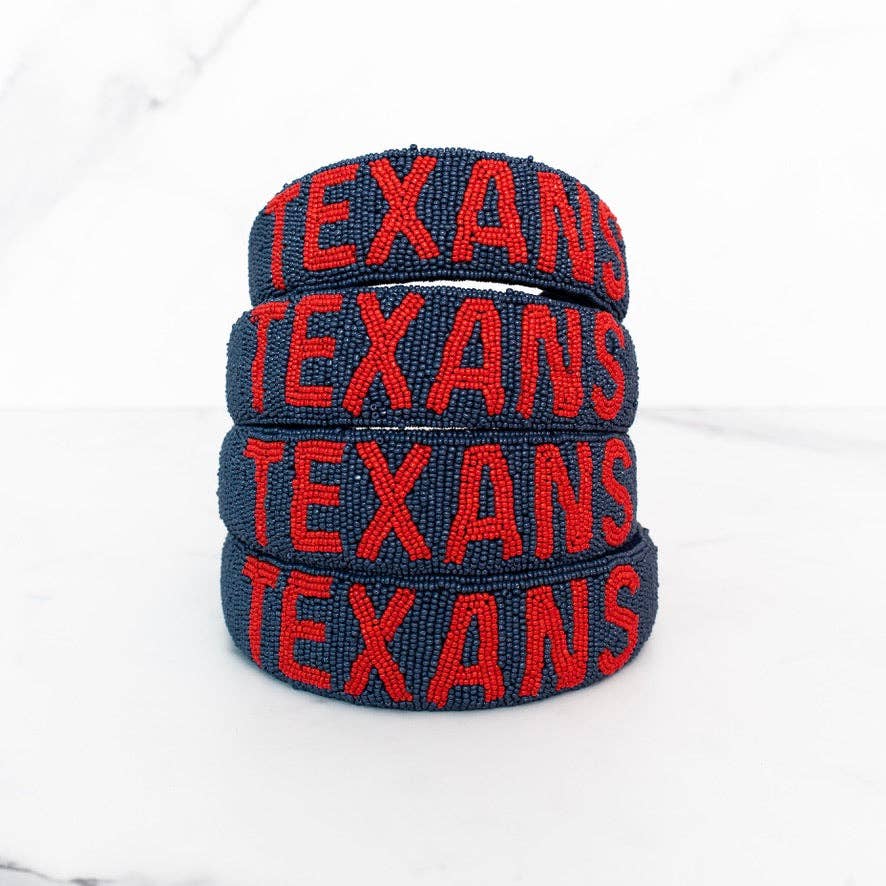 Golden Thread - Wholesale Fashion Headband - Women's - Texans Headband1