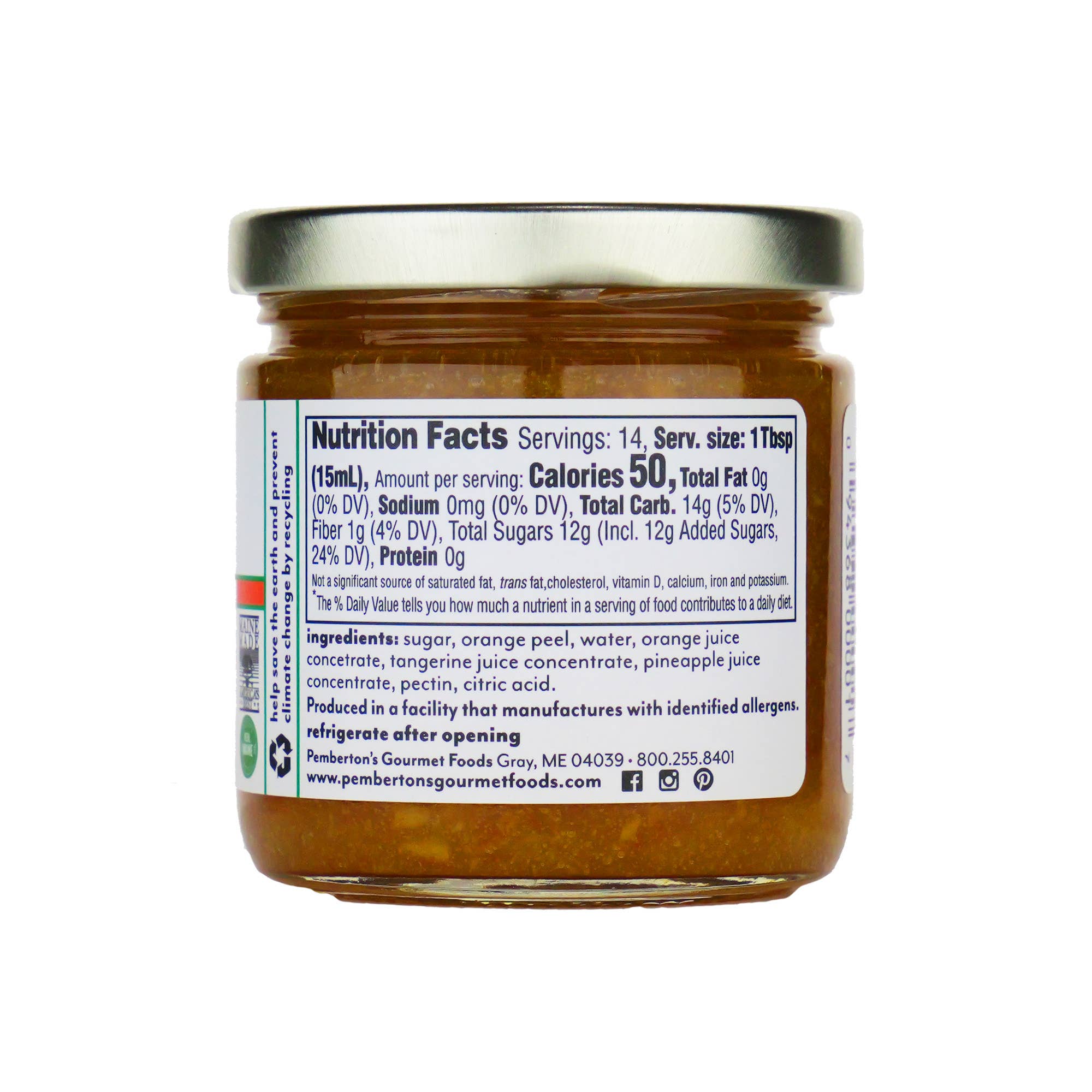 Pemberton's Gourmet Foods - Wholesale Jam/Jelly - Pemberton's Orange Marmalade1