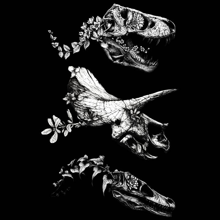 'Jurassic Bloom' Hemd für den Großhandel von Wicked Clothes