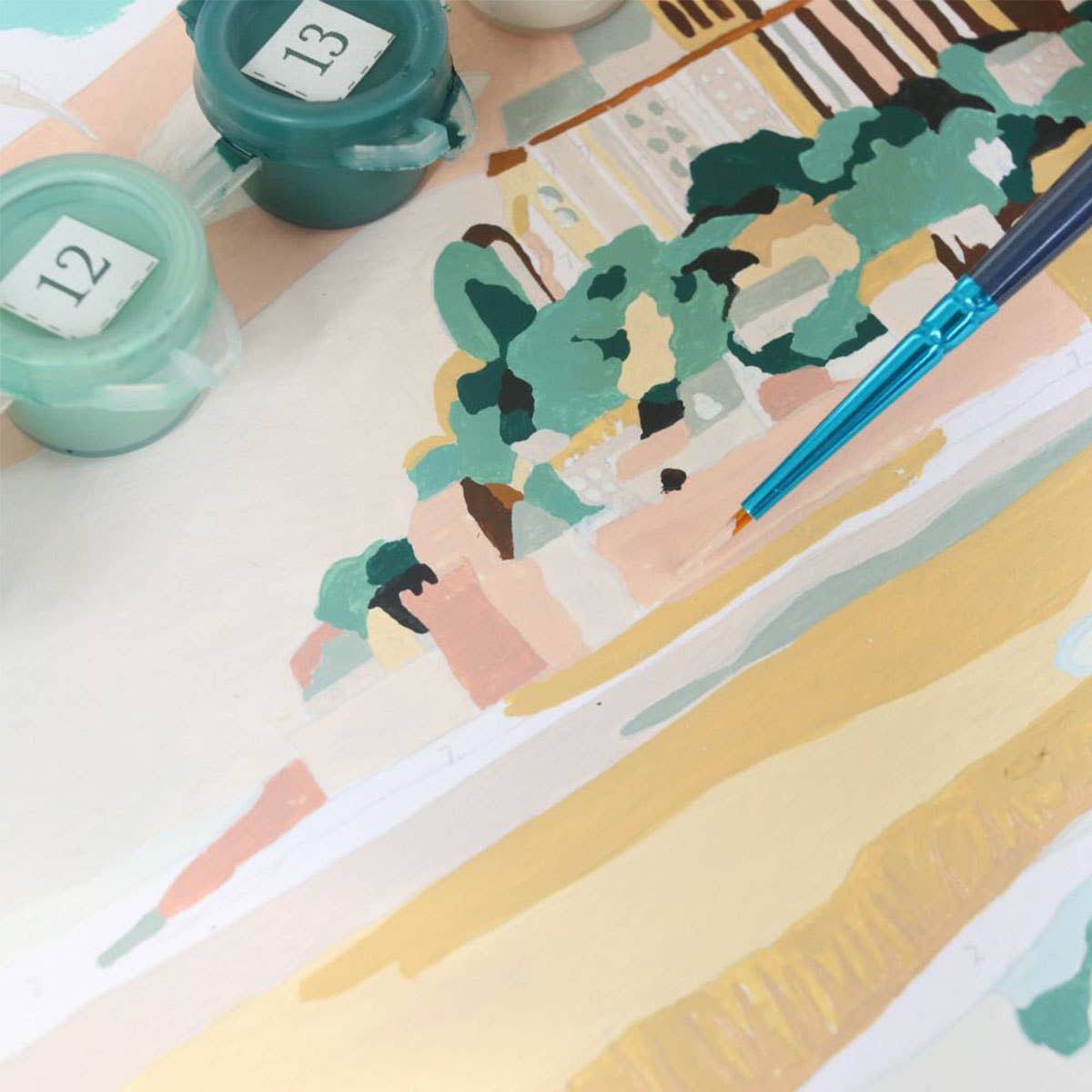 La Petite Épicerie - Wholesale DIY Craft Kit - Number Painting Kit - Mont Saint-Michel by La Petite Epicer1