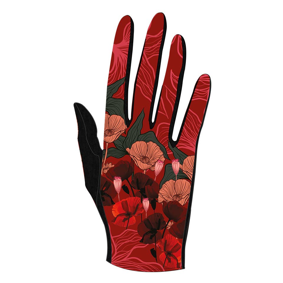 FST le french studio - Wholesale Gloves - Women's - Women's wool gloves in RED HIBISCUS1