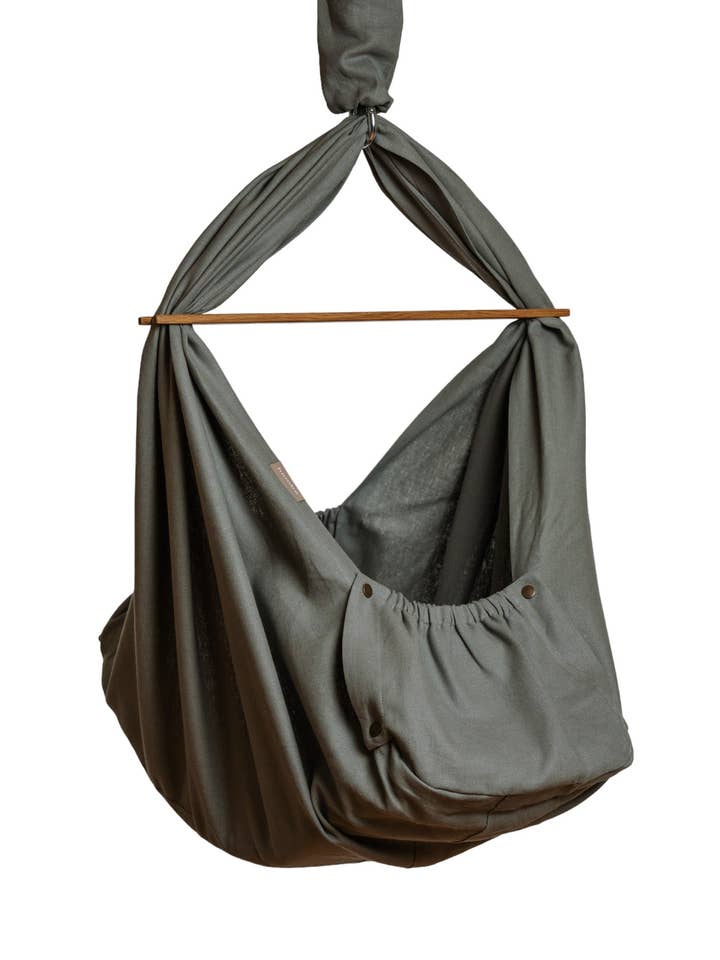 homba® culla sospesa per bambini in lino grigio per la vendita all'ingrosso da parte di homba