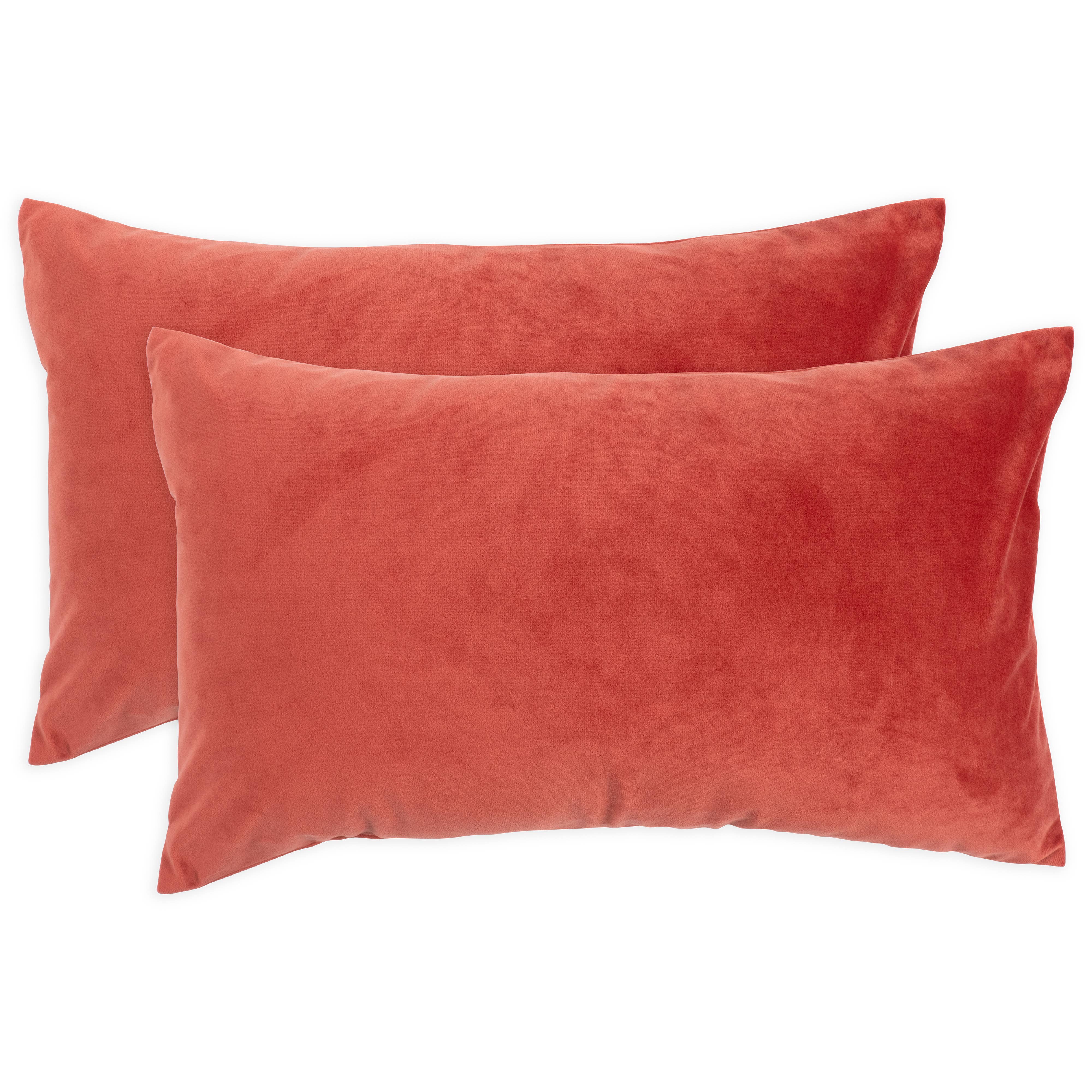 KAF Home - Wholesale Throw Pillow Cover - KAF Home Set Of 2 Velvet Pillow Covers-Various Sizes & Color15
