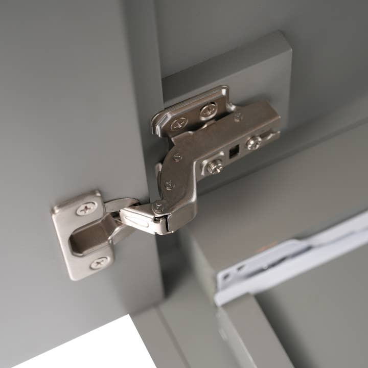 39F Inc. - Wholesale Cabinet - 30" White Bathroom Vanity with Sink & Soft Close Drawers34