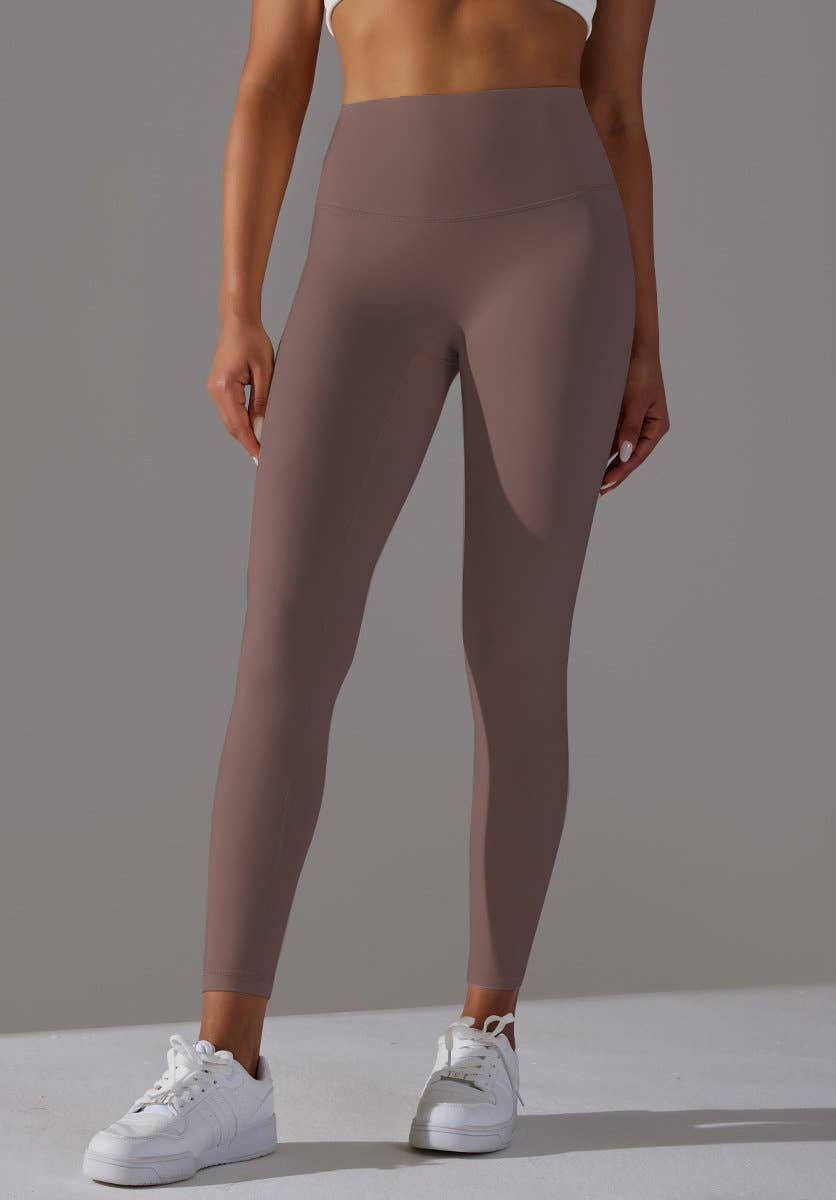 HIDDENBRAND - Wholesale Athletic/Lounge Leggings - Women's - Double-Sided Brushed Nude Breathable Yoga Pants15