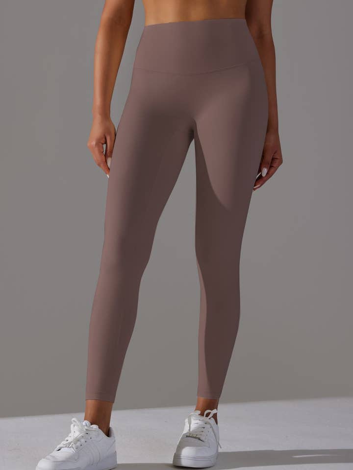 HIDDENBRAND - Wholesale Athletic/Lounge Leggings - Women's - Double-Sided Brushed Nude Breathable Yoga Pants15