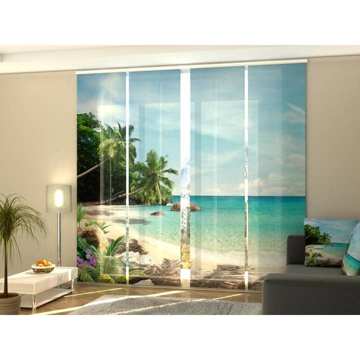 Set of 4 Costa Calorosa Panel Curtains for wholesale by IlyDecor