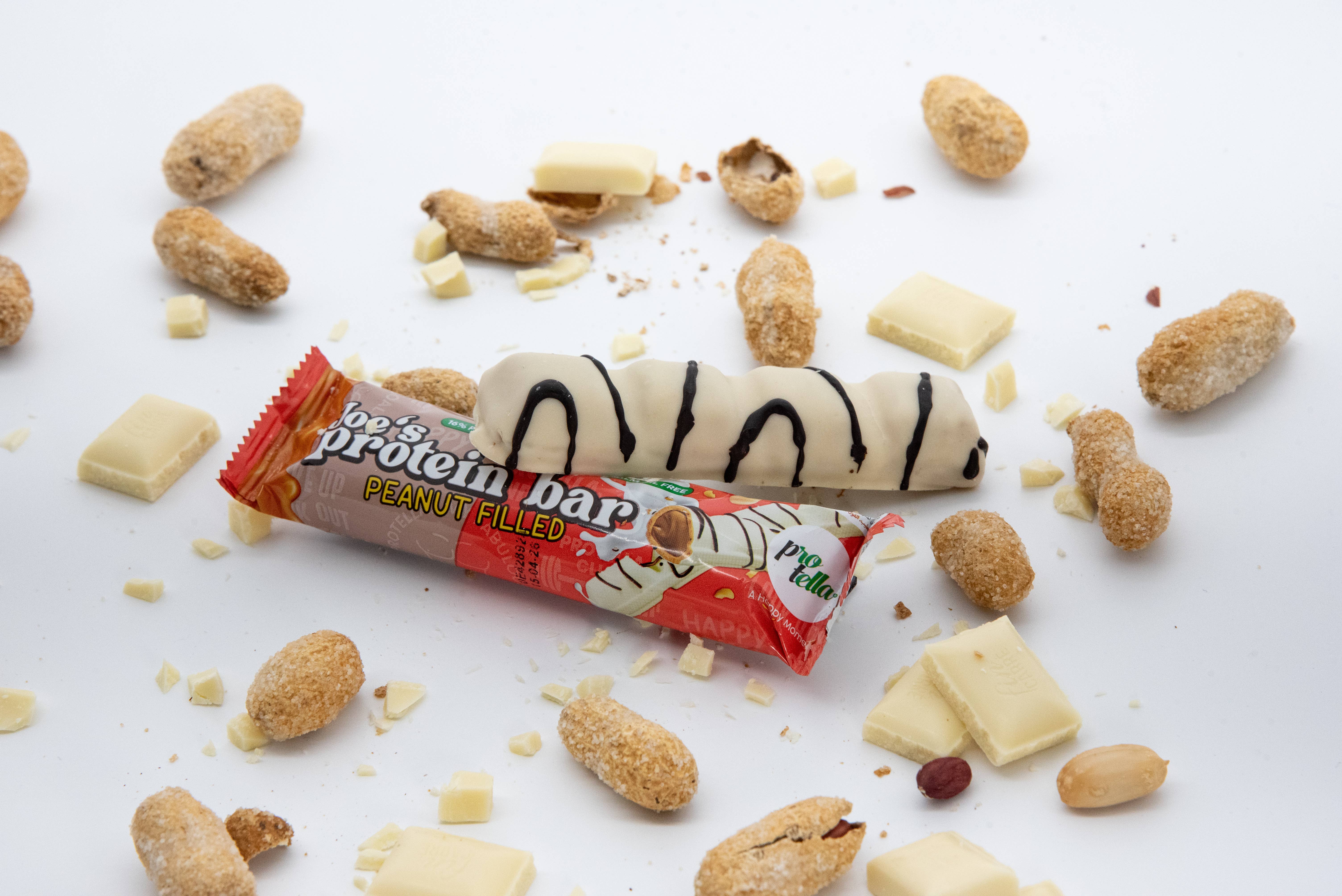 Protella - Wholesale Snack Bar - Barra de Proteína de Joe (Blanca)2