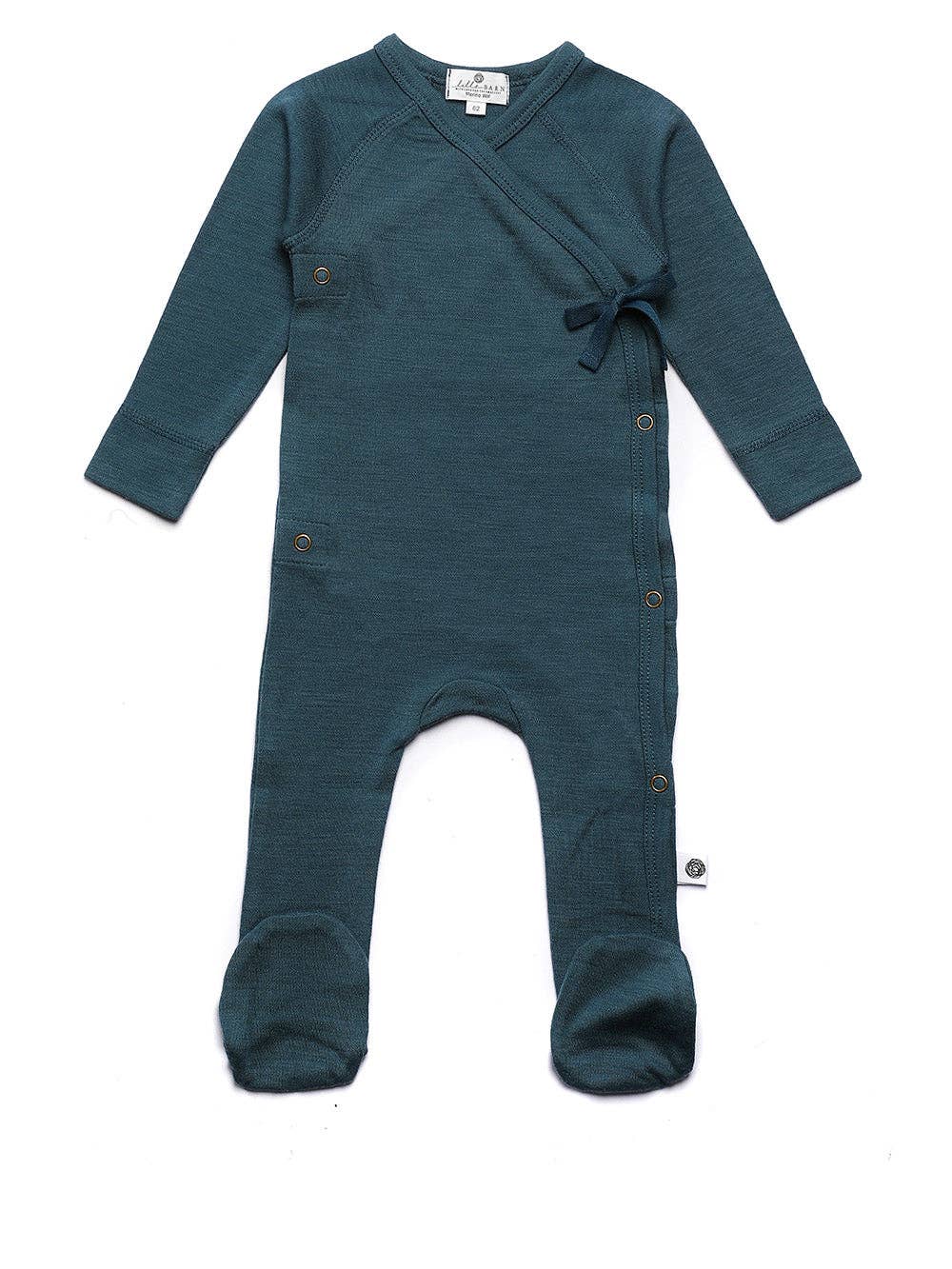 Lille Barn - Venta al por mayor Pijama - Bebé - Mono de lana / pelele - Lana merina - Azul Orión1