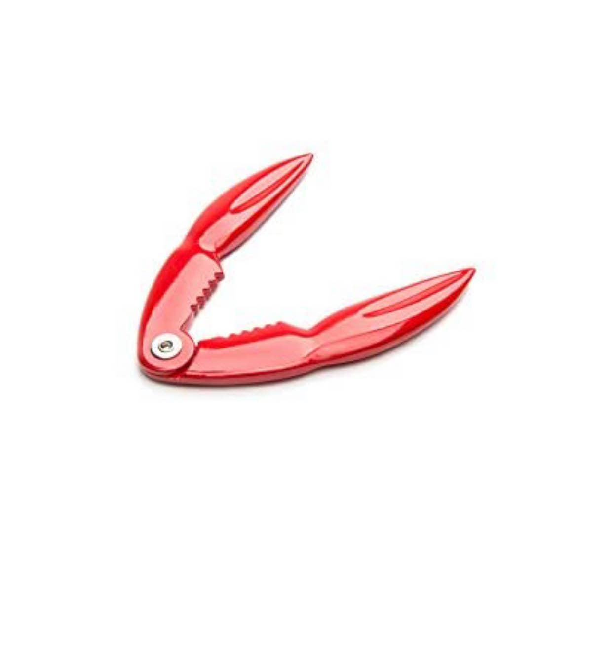 Fox Run Brands - Vente Ustensile/gadget de cuisine - Casse-coquilles en aluminium rouge en forme de pince de homard, 13,3 cm4