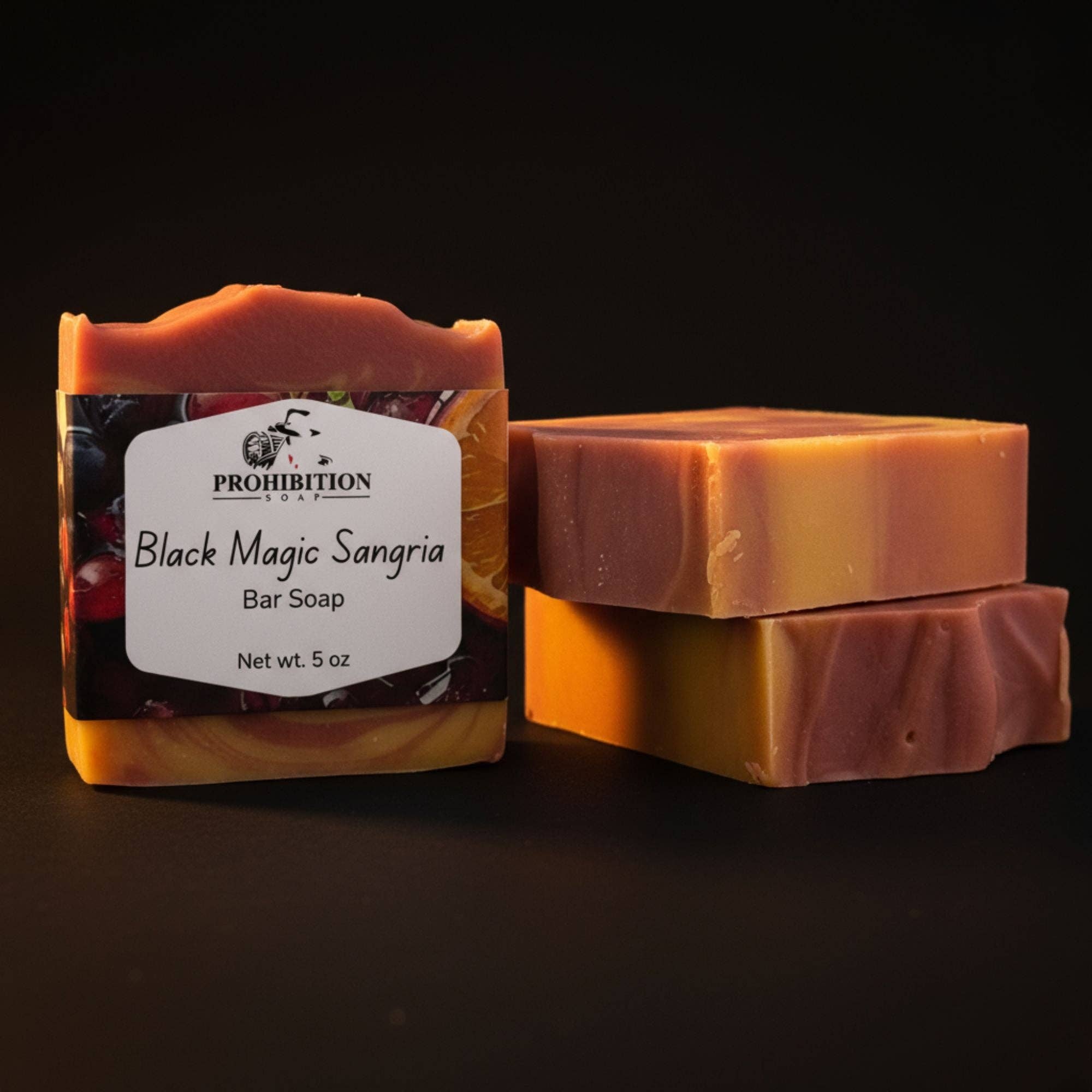 Prohibition Soap - Wholesale Bar Soap - Black Magic Sangria8