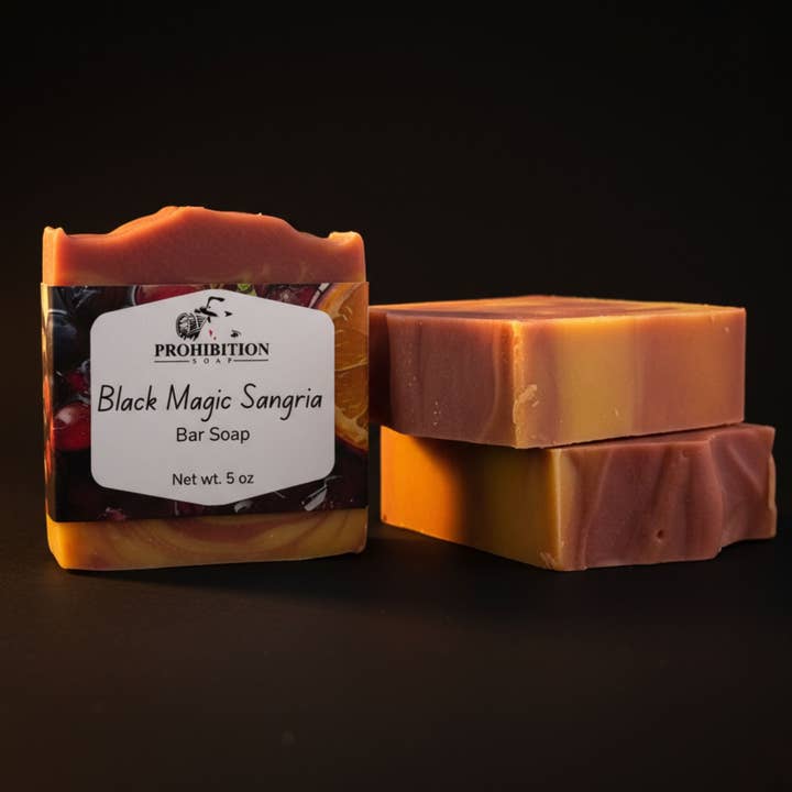 Prohibition Soap - Wholesale Bar Soap - Black Magic Sangria8