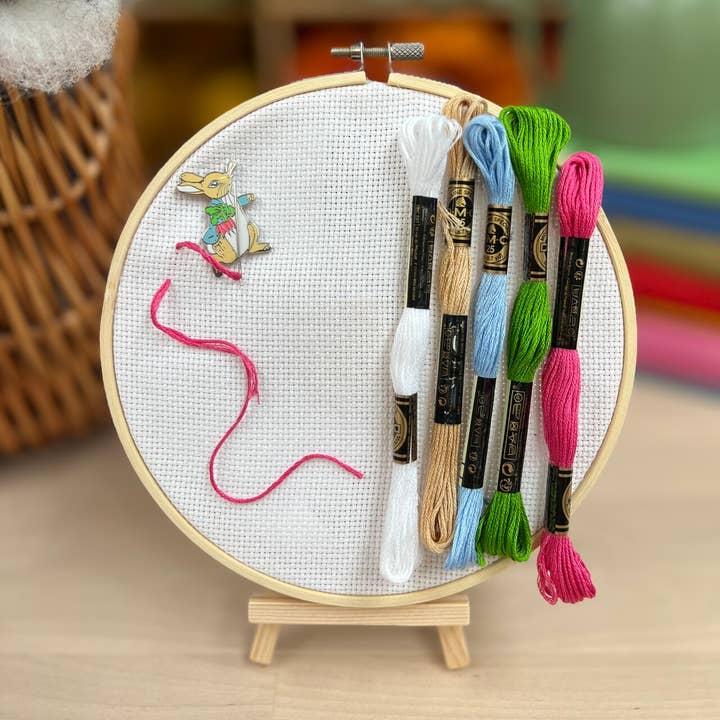 The Crafty Kit Company - Wholesale Embroidery/Cross Stitch Supplies - Beatrix Potter Needle Minder Peter Rabbit
