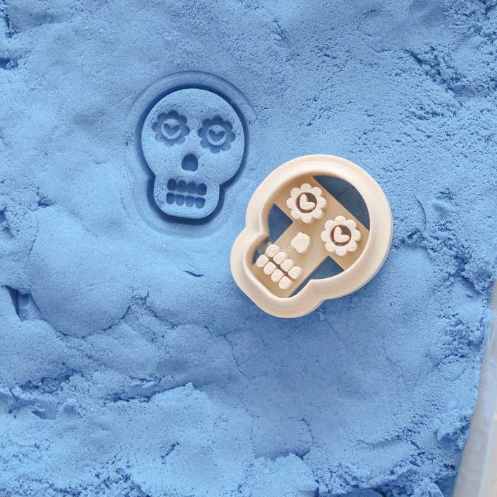 Hello Cutters - Wholesale Sensory roller – Baby - Día De Los Muertos Sensory and Montessori Dough Cutter 5