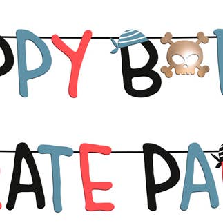 Ensemble de banderoles - Fête de pirates - 1,5 mètre pour la vente par Folat BV