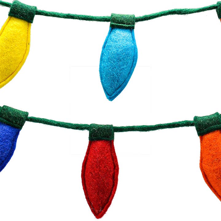 BNB Crafts Inc. - Wholesale Bunting/Garland - 8 Feet Multi color Bulb shape design Garland1